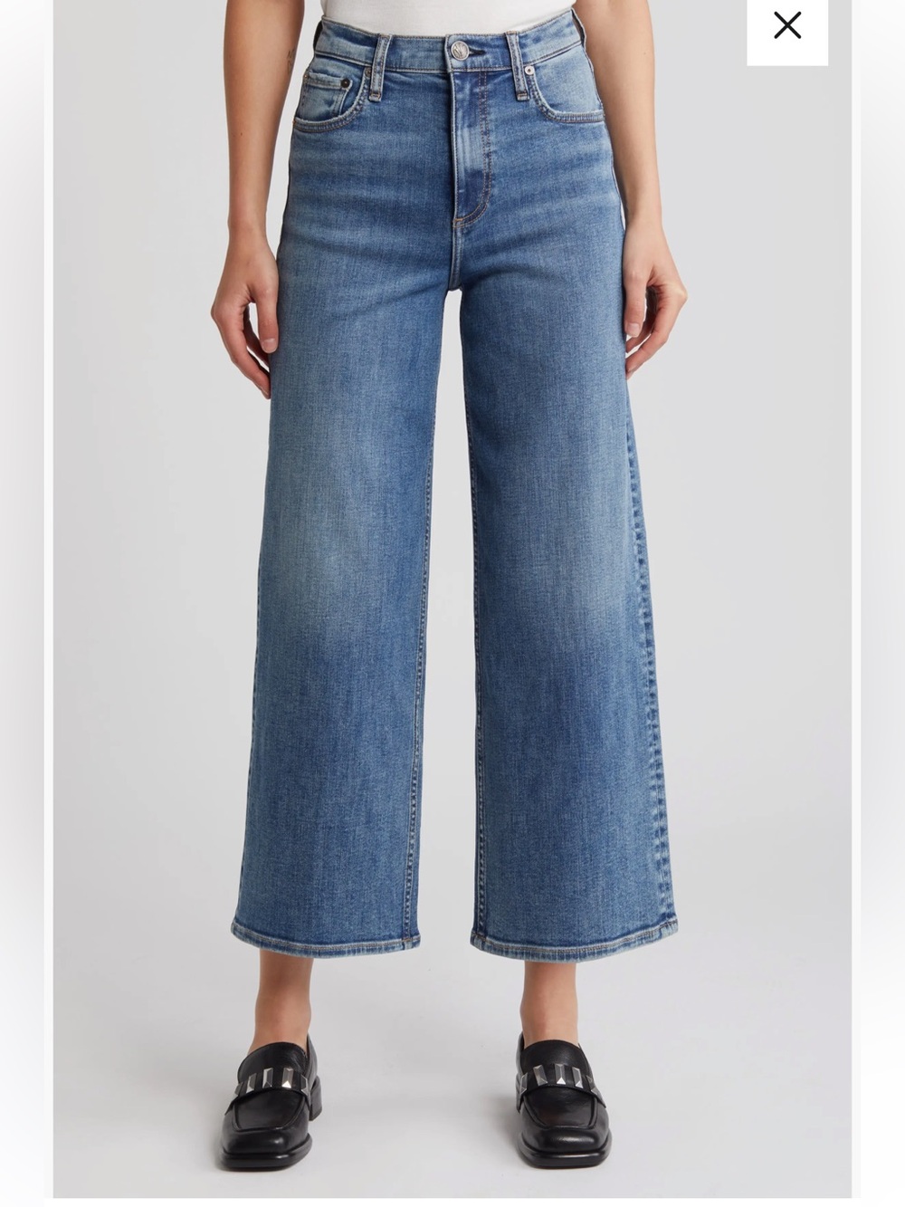 Rag & Bone  ANDI  High Rise Ankle Wide Leg in Great Condition! Size 31
